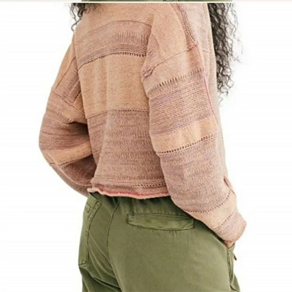 Free People for Revolve Lemonade Stand Pink Melon Sweater!